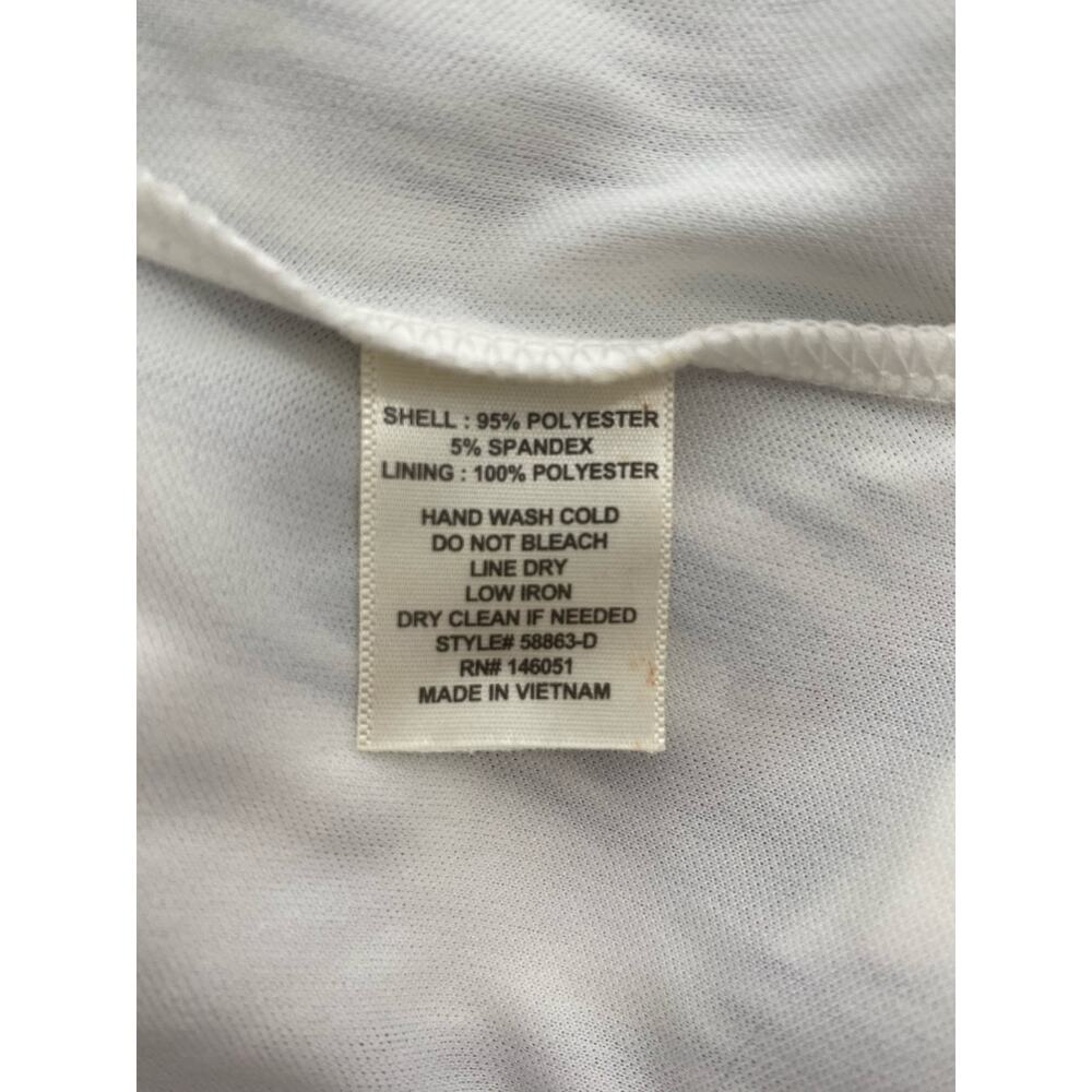 Monteau LA Thin Adjustable Strap Striped Dress Size Medium Color Blue and White - Picture 8 of 8